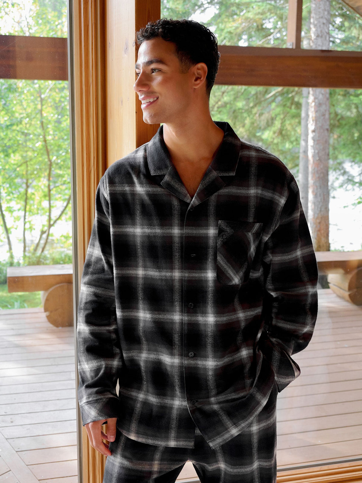Flannel Pajama Shirt