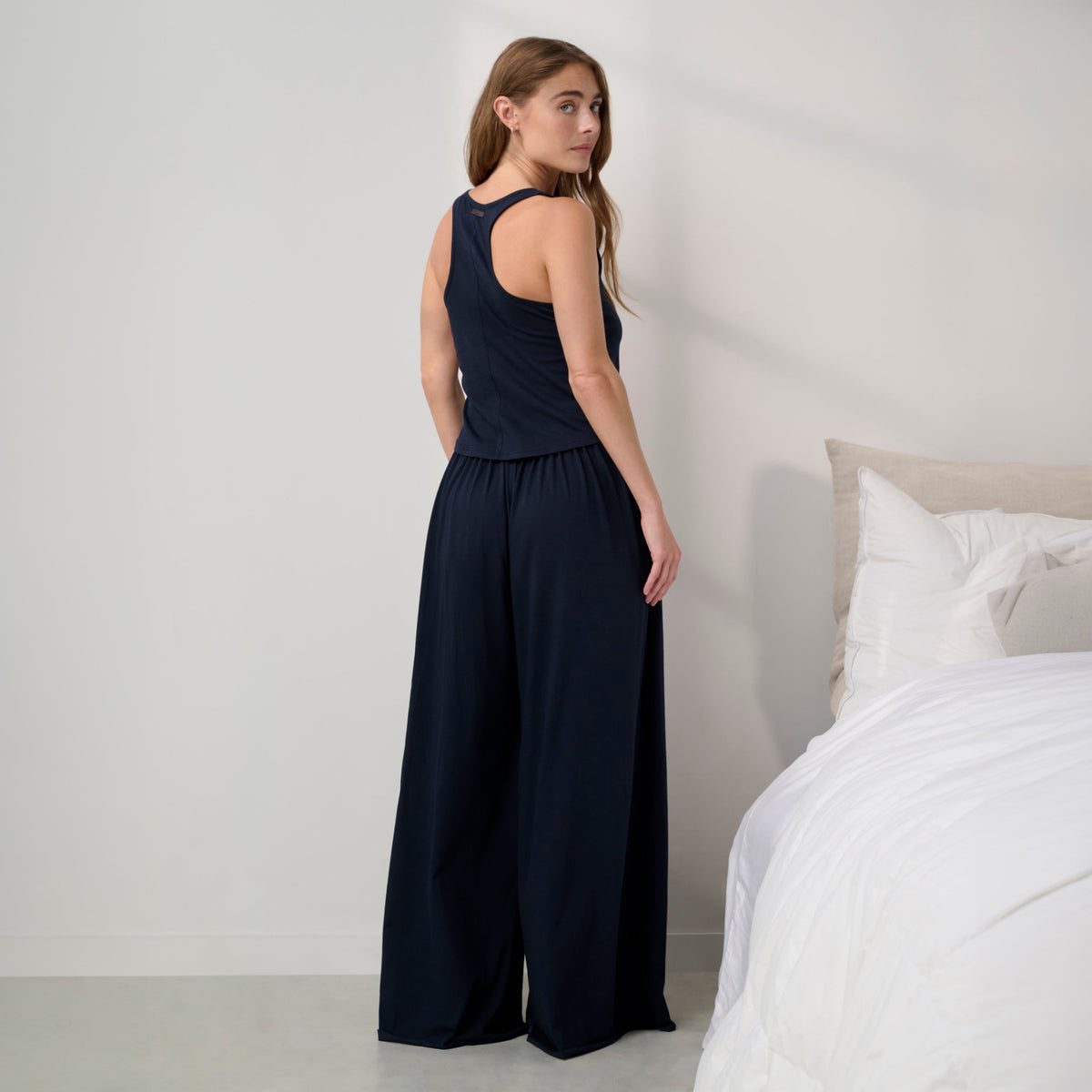 Organic Pima Curved Hem Tank