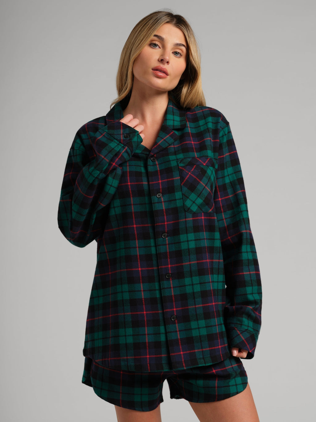 Flannel Pajama Shirt