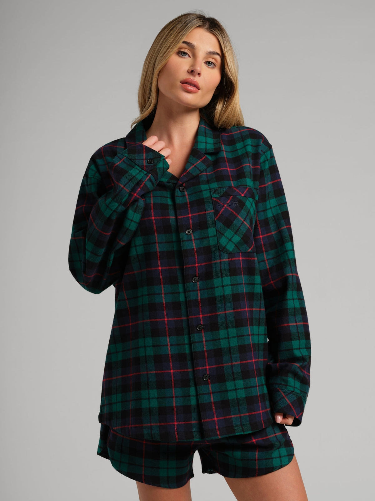 Flannel Pajama Shirt