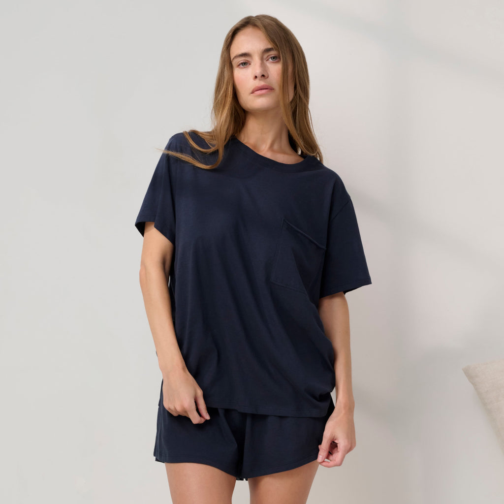 Organic Pima Tee Short Set