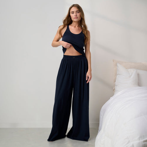 Organic Pima Wide Leg Pant
