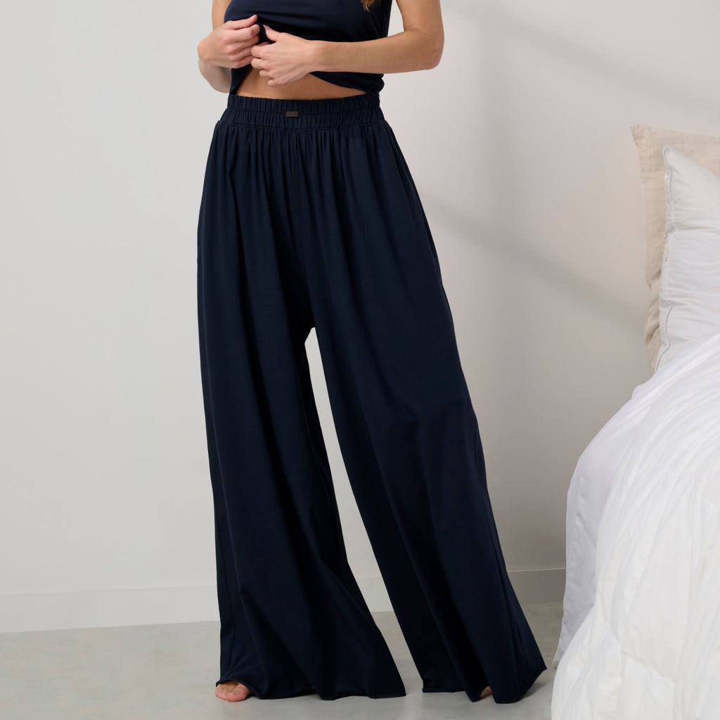 Organic Pima Wide Leg Pant