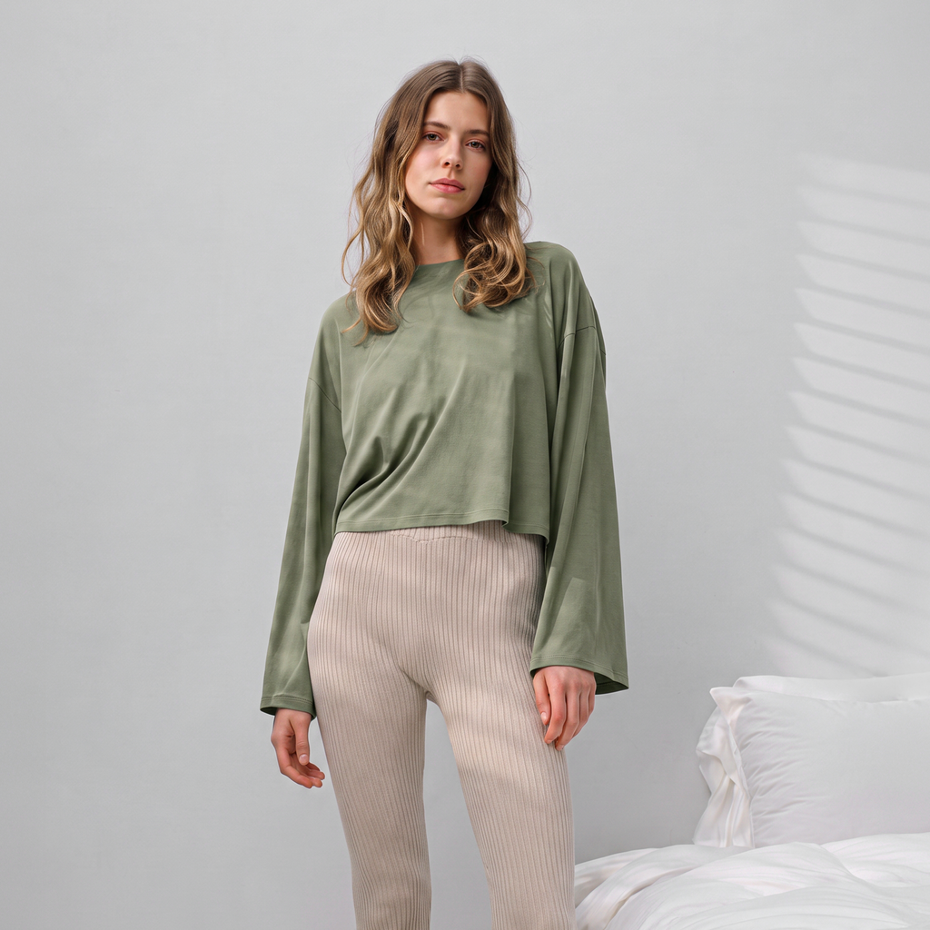 Organic Pima Wide Sleeve Tee