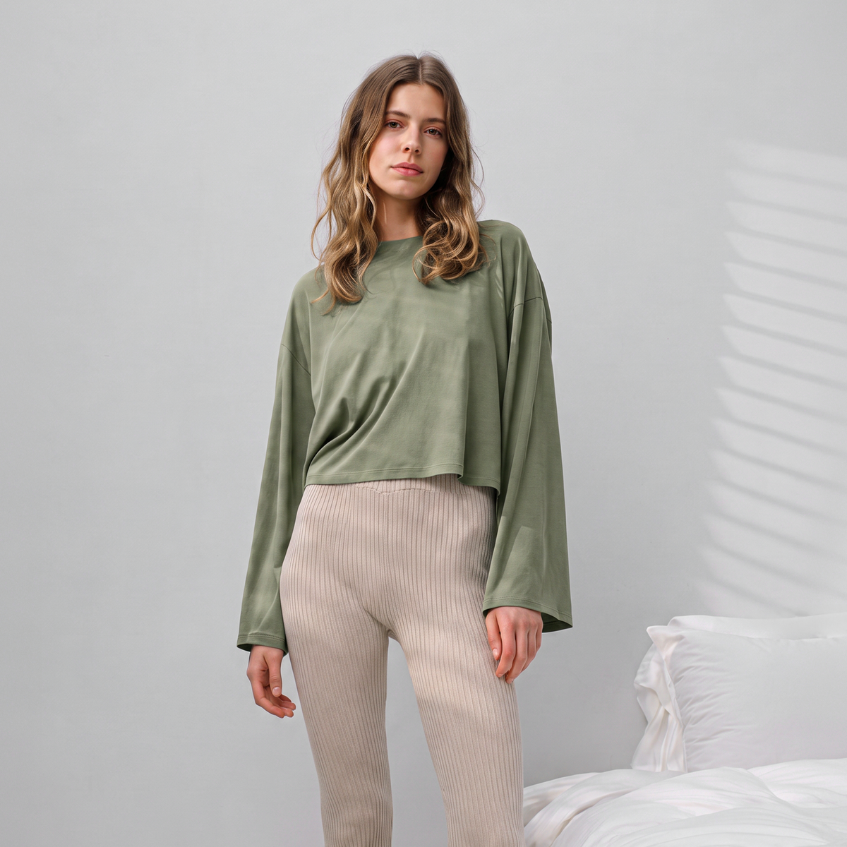 Organic Pima Wide Sleeve Tee