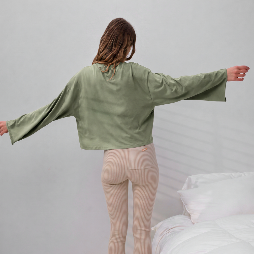 Organic Pima Wide Sleeve Tee